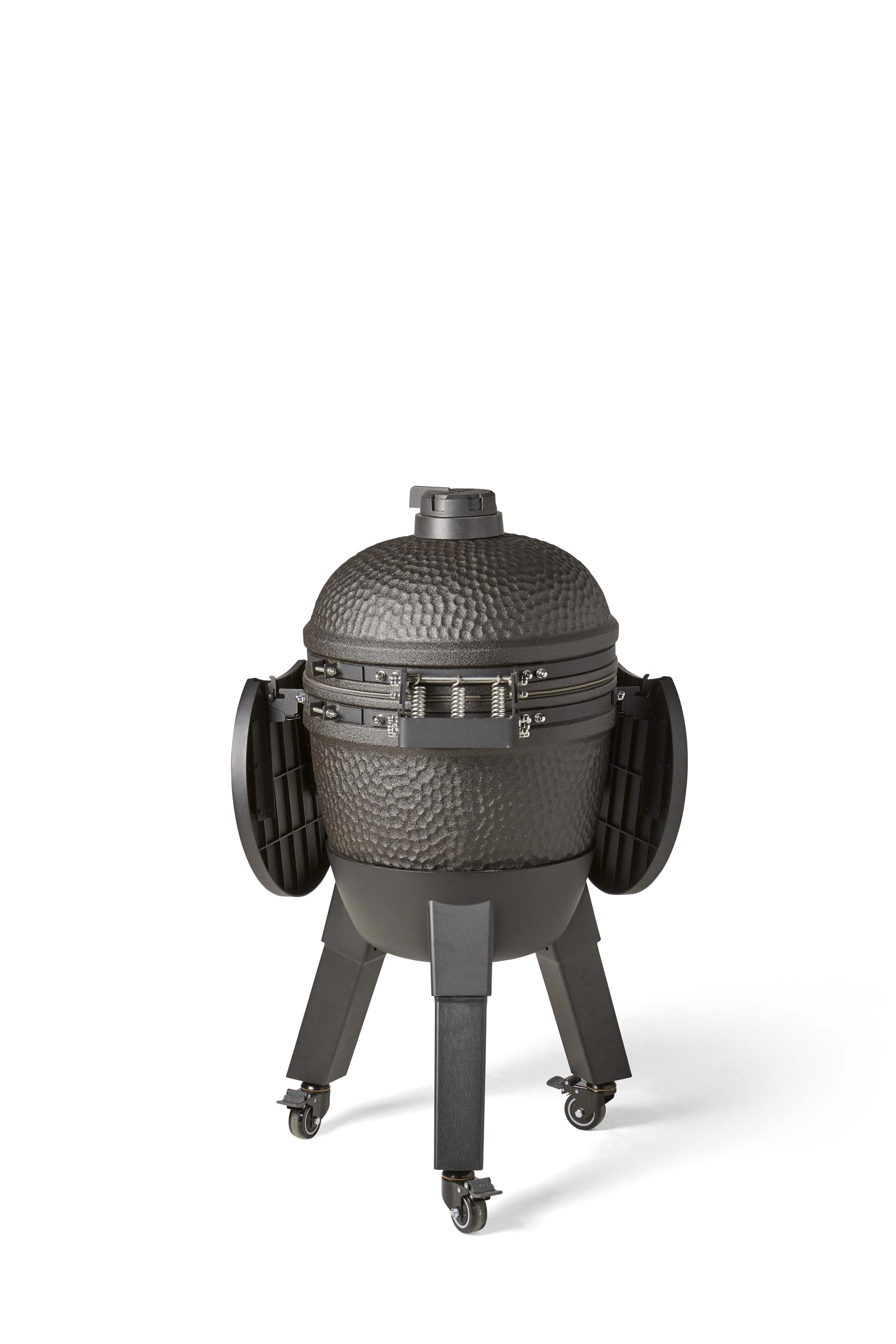 Kamado Moddern Complete Black, incl zijtafels, aluminium poten én wieltjes