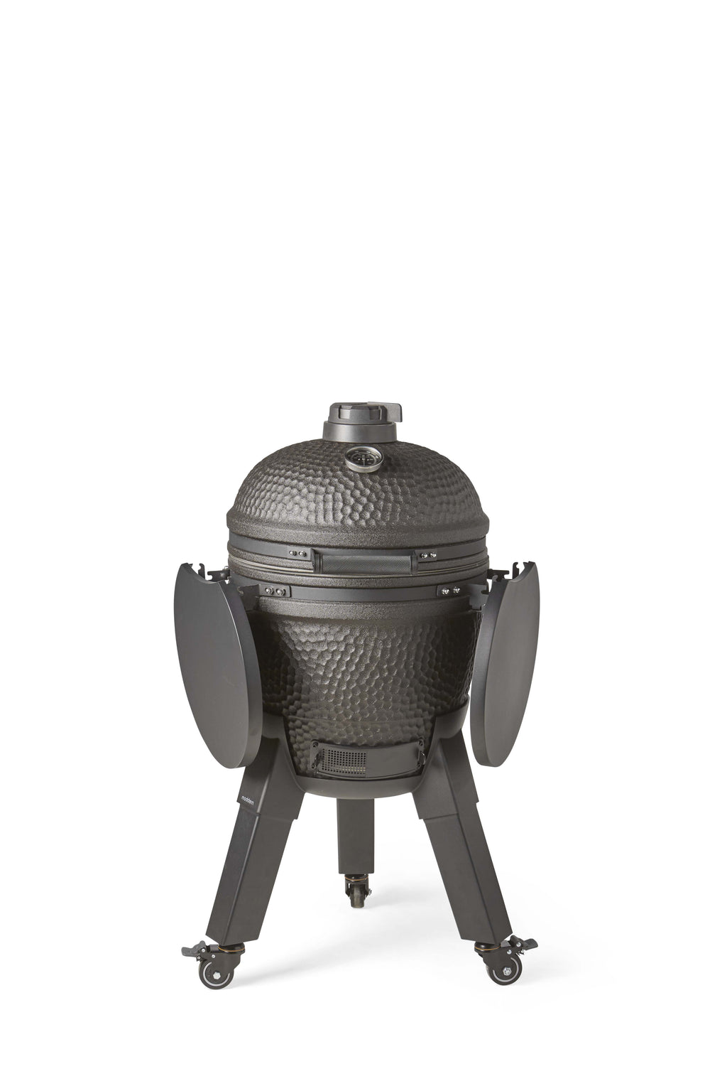 Kamado Moddern Complete Black, incl zijtafels, aluminium poten én wieltjes