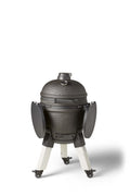 Kamado Moddern Special black, incl zijtafeltjes, aluminium marmerlook poten én wieltjes