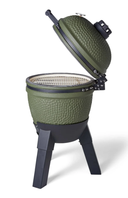 Kamado Moddern Original green incl aluminium black legs
